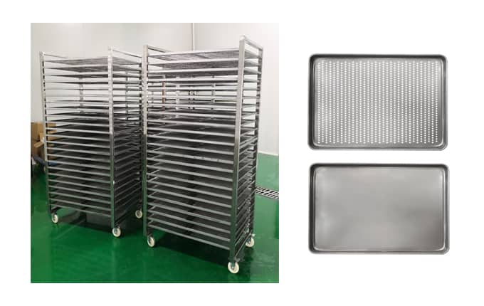trays for hot air drying machine