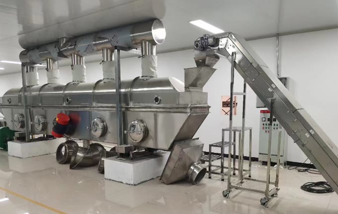 citric acid vibrating fluidized bed drying machine