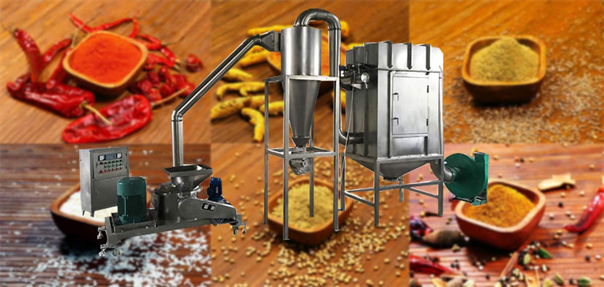 Spice processing equipment