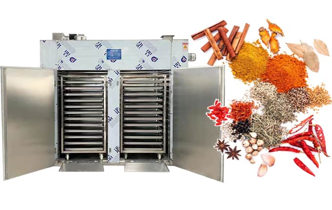 hot air drying machine for spice and herbs